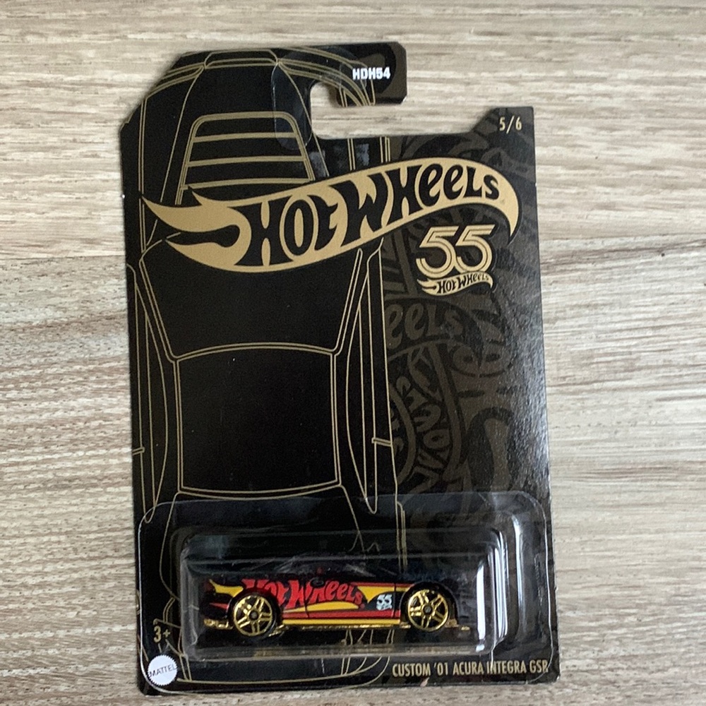 Hot Wheels Car Acura Integra 55th Anniversary 55 Years Hotwheels Collectible New